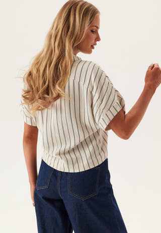 Slfviva Ss Striped Cropped Sun