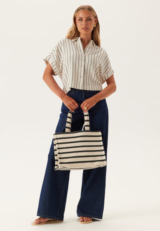 Slfviva Ss Striped Cropped Sun