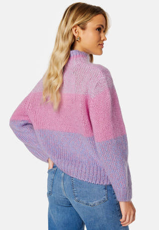 Suanne Stripe LS Knit Highneck