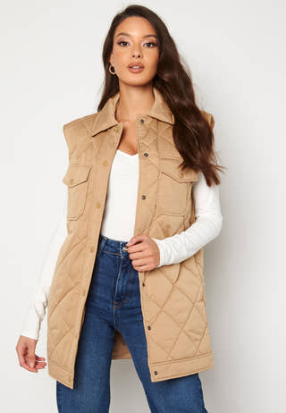 Tinna Long Quilted Vest