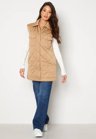 Tinna Long Quilted Vest