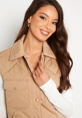 Tinna Long Quilted Vest