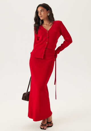 Slfcarly Mw Knit Ankle Skirt