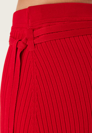 Slfcarly Mw Knit Ankle Skirt