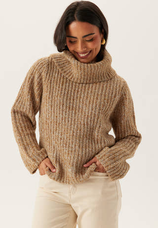 Slfchicago Ls Knit Split Roll