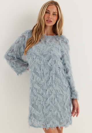 Slfmyline Relaxed Ls Boat Neck Dress