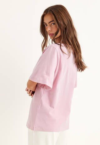 Slfoline Light Ss Draped Neck