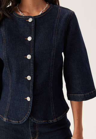 Slfvida-kori 3/4 SHORT DENIM J