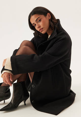 Slfvinni Wool Blend Coat