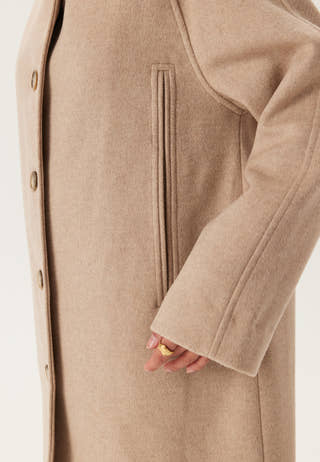 Slfvinni Wool Blend Coat