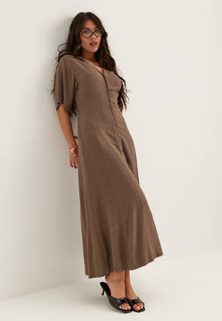 selected-slfviva-regular-linen-blend-dress-chocolate-chip-_2