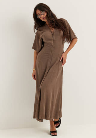 Slfviva Regular Linen Blend Dress