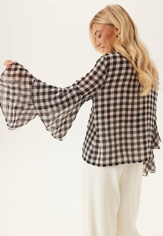 Vmsia Ls Flounce Top