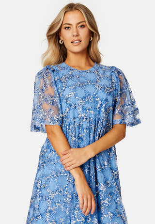 Justine 2/4 Midi Sequins Dress