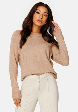 Slflulu LS Knit O-Neck