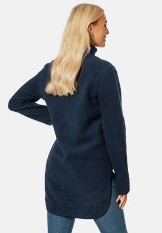 Long Pile Zip Sweat