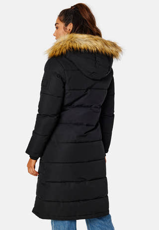 Long Slim Padded Parka
