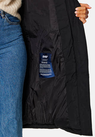 Long Slim Padded Parka