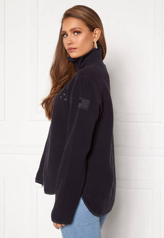 W. Pile Turtle Zip Sweat
