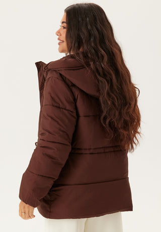 Tjw Hooded Midi Puffer Jacket