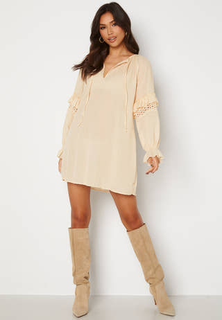 Ballon Sleeve Dress