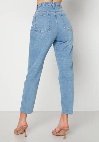 Eco Cotton High Waist Jeans