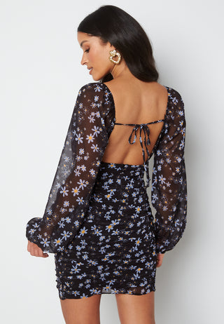 Elise Printed L/S Dress