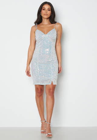 Shiny Short Strap Dress