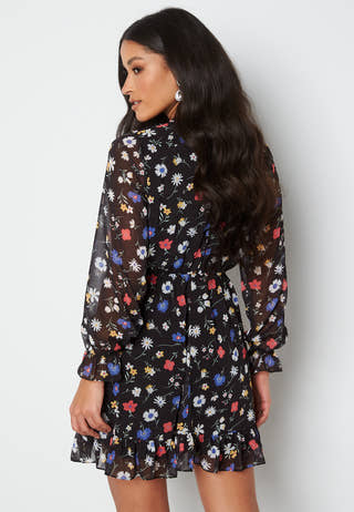 Zarah Printed L/S Dress