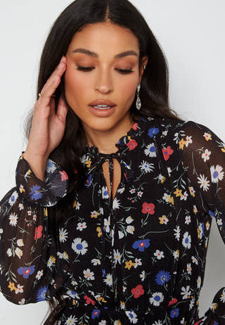 Zarah Printed L/S Dress