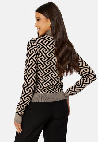 Aria LS High-Neck Blouse