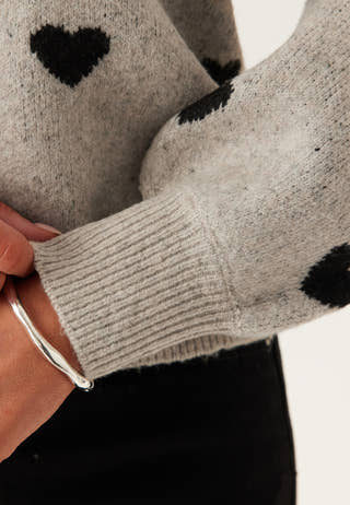 Awheart Ls O-neck Knit