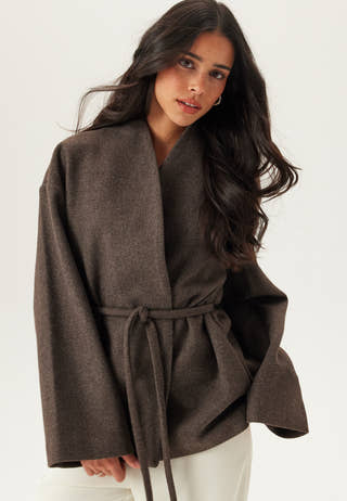 Awsijina Ls V-neck Short Jacket