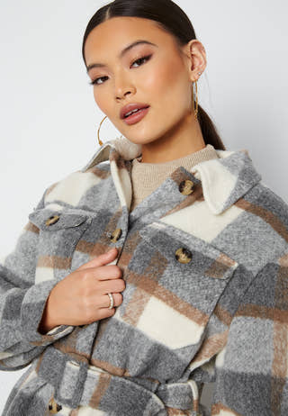Callyutility Check Wool Jacket