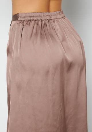 Cristy H/W Rouching Slit Skirt