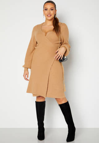 Briahermosa LS Wrap Dress