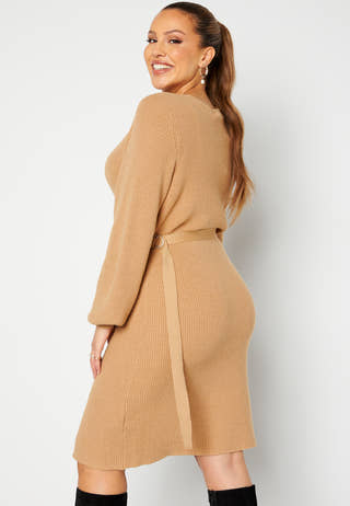 Briahermosa LS Wrap Dress