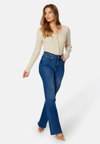 Elly LS Frill Cardigan Core
