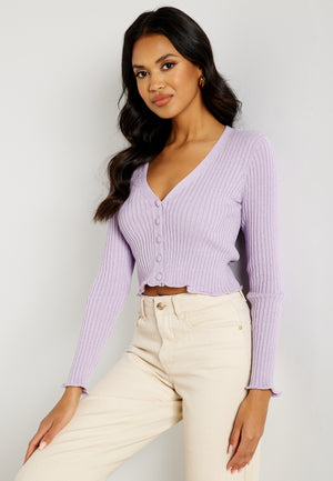 Fibly V-Neck Cardigan