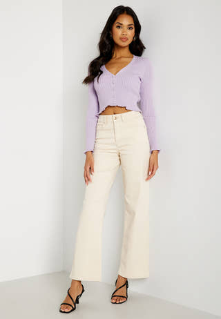 Fibly V-Neck Cardigan