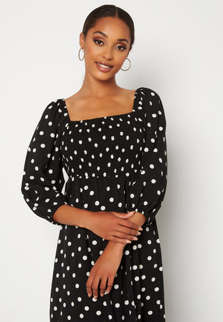 Ginna 3/4 Smock Square Dress