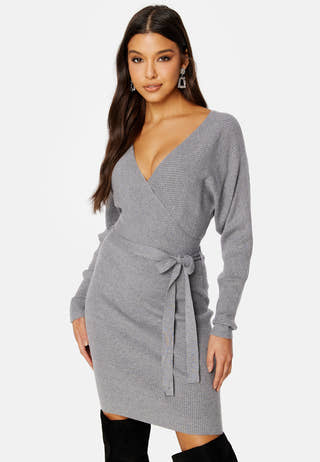 Vmhollyrem LS V-Neck Dress