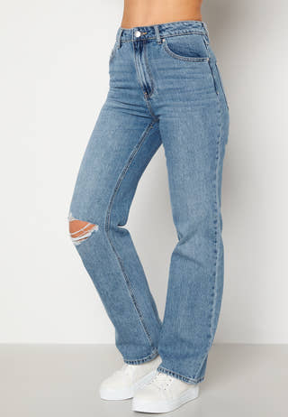 Kithy HR Loose STR Destroy Jeans