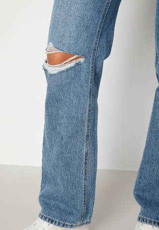 Kithy HR Loose STR Destroy Jeans