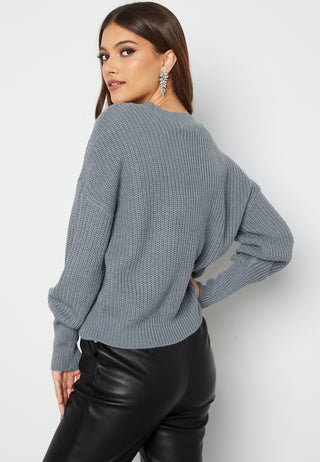 Vmlea LS V-Neck Cuff Cardigan