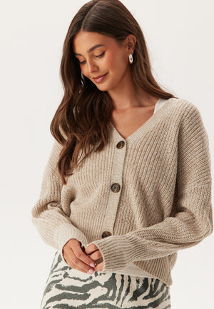 Vmlea LS V-Neck Cuff Cardigan