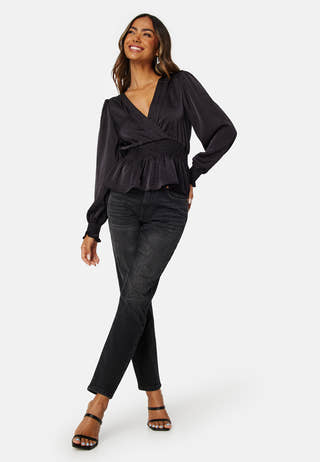 Mary L/S Smock Top