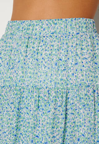 Minna AOP Ankle Skirt