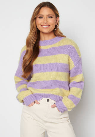 Newwine LS O-Neck Stripe