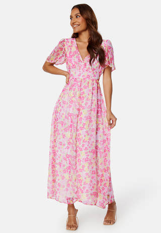 Noabelle O-Neck Ankle Dress